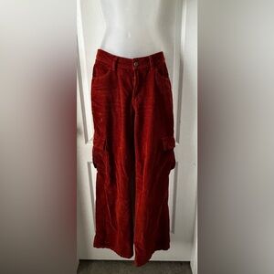 Men's Red Corduroy Pants